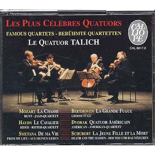 Celebres Quatuors A Cordes De Mozart, Haydn, Smetana, Beethoven, Dvorak & Schubert - Quatuor Talich