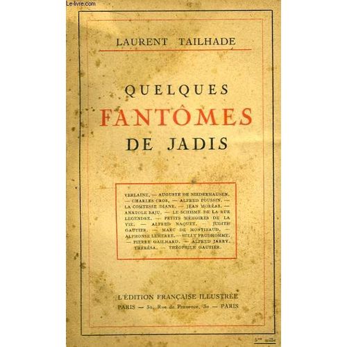 Quelques Fantmes De Jadis   de laurent tailhade 