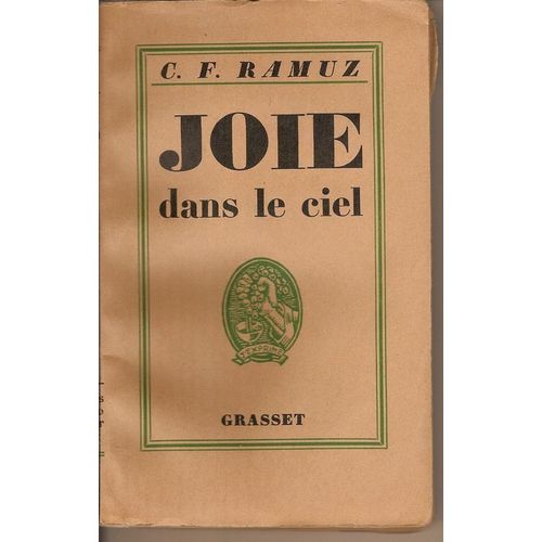 Joie Dans Le Ciel   de RAMUZ, C F 