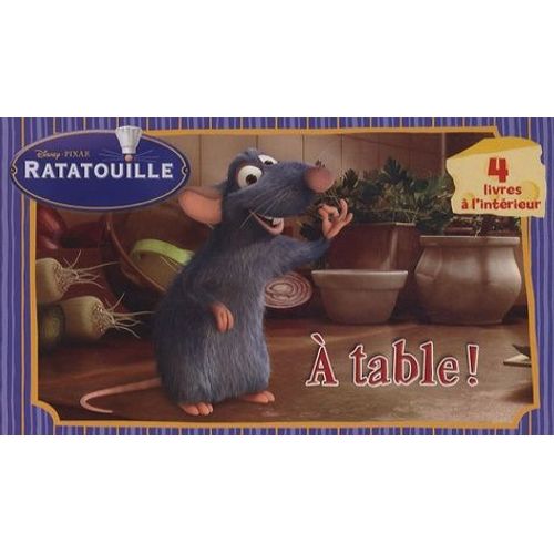 Ratatouille - A Table ! - Coffret En 4 Volumes : Colette - Rmy - Emile - Linguini   de disney - pixar  Format Album 