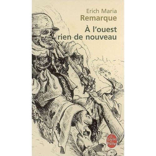 A L'ouest Rien De Nouveau   de erich maria remarque  Format Poche 