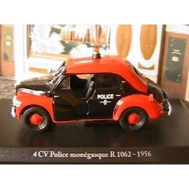 4cv Police monégasque r 1062-1956   avec boite d'origine neuf 