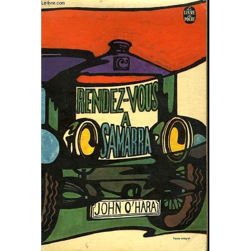 Rendez-Vous A Samarra   de O'hara John  Format Poche 