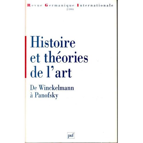 Revue Germanique Internationale N 2/1994 - Histoire Et Theories De L'art   de Puf  Format Broch 