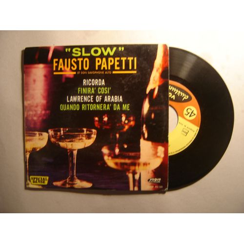 Ricorda<Br> - Finira Cosi<Br> - Lawrence Of Arabia<Br> - Quando Ritornera Da Me - Fausto Papetti