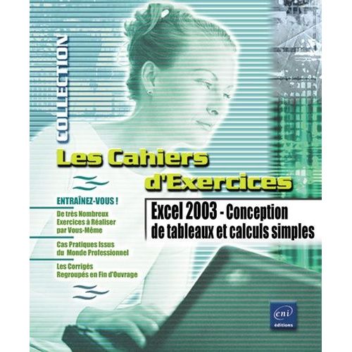 Excel 2003 - Conception De Tableaux Et Calculs Simples   de Rigollet Pierre  Format Broch 
