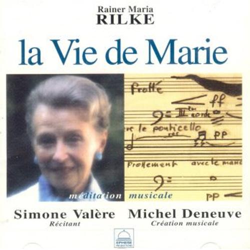 La Vie De Marie Simone Valre Recitant Michel Deneuve En Creation Musicale Theatre De La Madeleine Compagnie Valere Desailly - Rilke,Rainer Maria