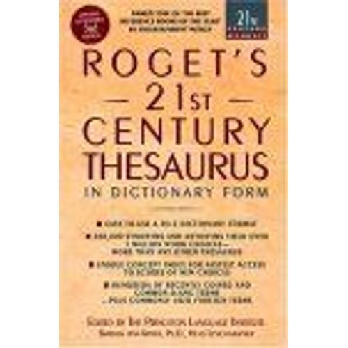 Roget's 21st Century Thesaurus    Format Broch 