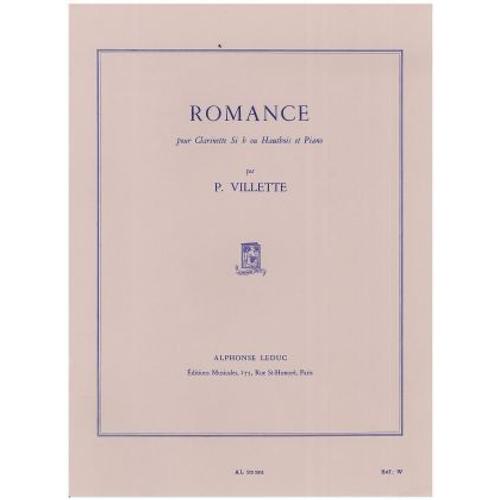 Romance Clarinette En Sib (Ou Hautbois) Et Piano