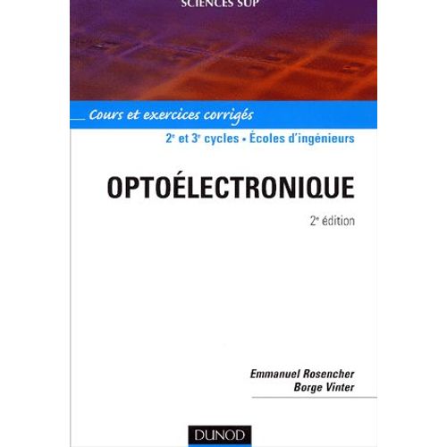 Optoélectronique Cours Et Exercices Corrigés, 2ème Édition Rakuten