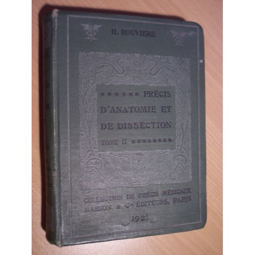 Prcis D'anatomie Et De Dissection   de ROUVIERE H