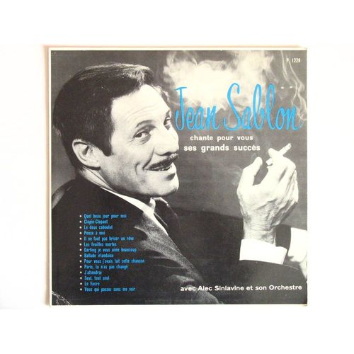 Jean Sablon Chante Pour Vous Ses Grands Succs - Sablon, Jean Avec Alec Siniavine 