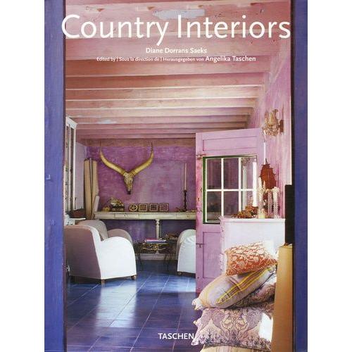 Country Interiors : Intrieurs  La Campagne - Edition Anglais-Franais-Allemand   de Dorrans Saeks Diane  Format Broch 