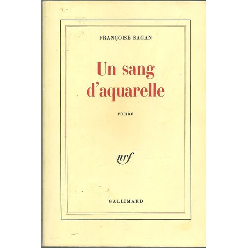Un Sang D'aquarelle    Format Non Precis 