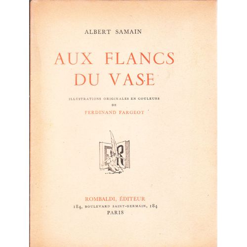 Aux Flancs Du Vase - Polypheme - Poemes Inacheves   de albert samain