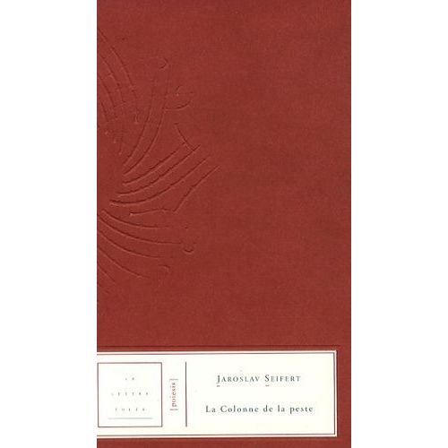 La Colonne De La Peste   de Seifert Jaroslav  Format Broch 
