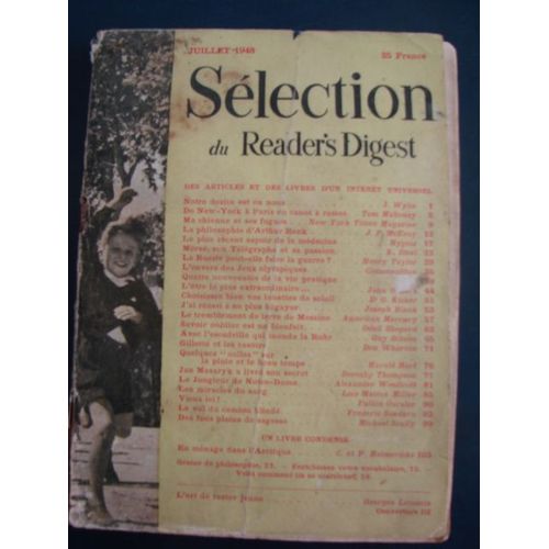 Juillet 1948   de Slection Du Reader's Digest 