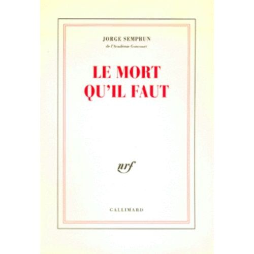 Le Mort Qu'il Faut    Format Grand Format 