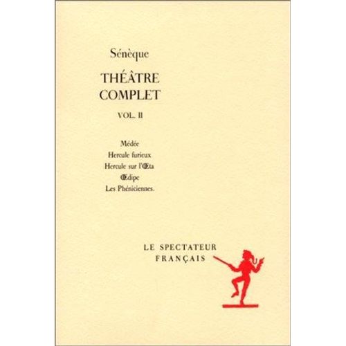 Theatre Complet - Tome 2   de Snque  Format Broch 
