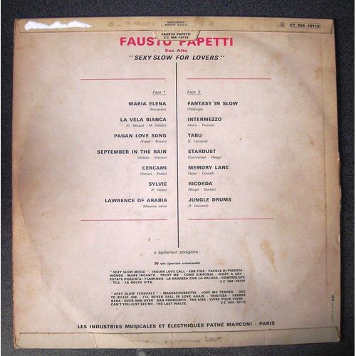 Sexy-Slows For Lovers - Fausto Papetti