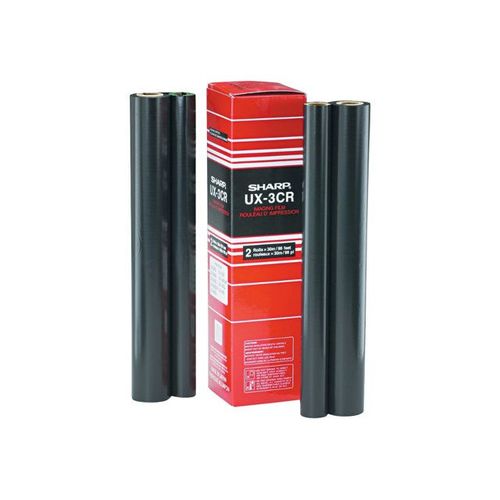 Sharp Ux-3cr - 2 - Noir - Ruban D'impression - Pour Fo-760; Ux-300, 305, 330l, 340l, 345l, 355l, 370, 460, 465l, 470