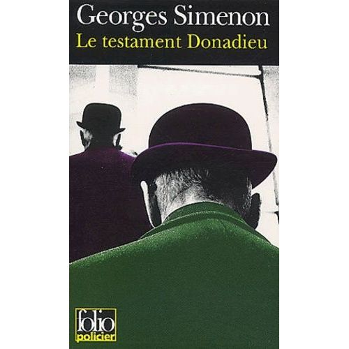 Le Testament Donadieu   de Simenon Georges  Format Poche 