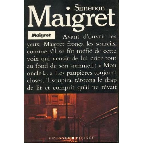 Maigret    Format Poche 