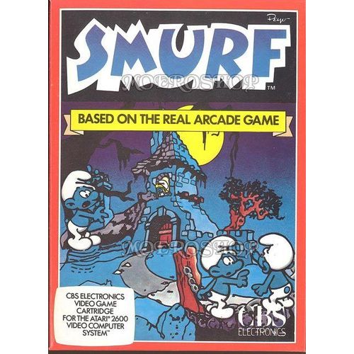 Smurf Arcade Quality Video Game  - Atari 2600 - Pal