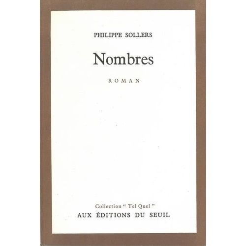 Nombres    Format Beau livre 