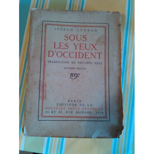 Sous Les Yeux D'occident   de joseph conrad