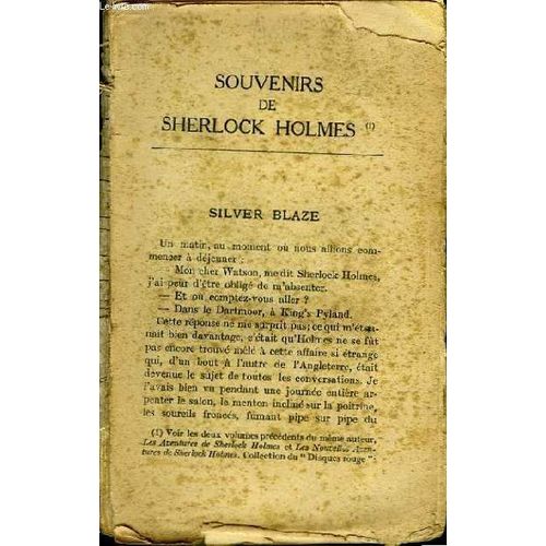 Souvenirs De Sherlock Holmes   de arthur conan doyle