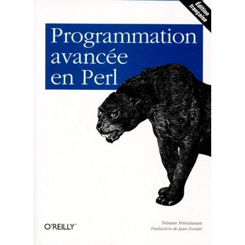 Programmation Avance En Perl   de Srinivasan Sriram  Format Broch 