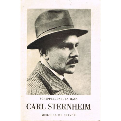 Schippel-Tabula Rasa   de carl sternheim  Format Beau livre 