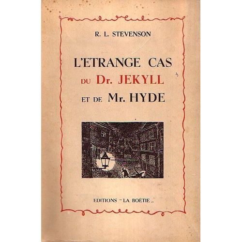 L'trange Cas Du Dr Jekyll Et De Mr Hyde   de robert louis stevenson  Format  (Livre)