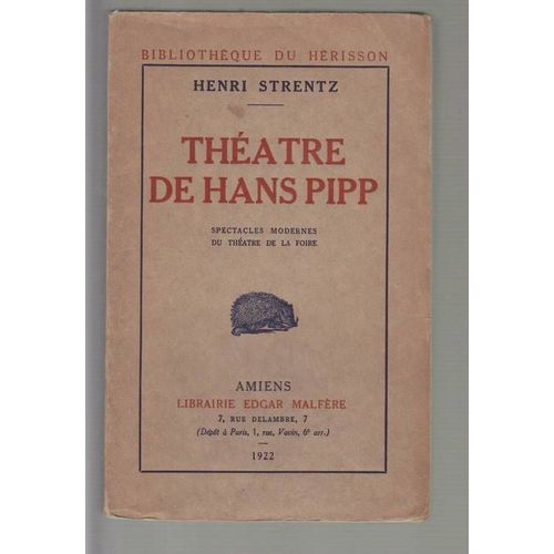Thtre De Hans Pipp de Strentz H