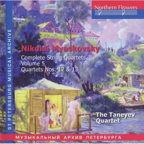 Miaskovsky Volume 5 Quautors N 12,13 - String Quartett Taneyev