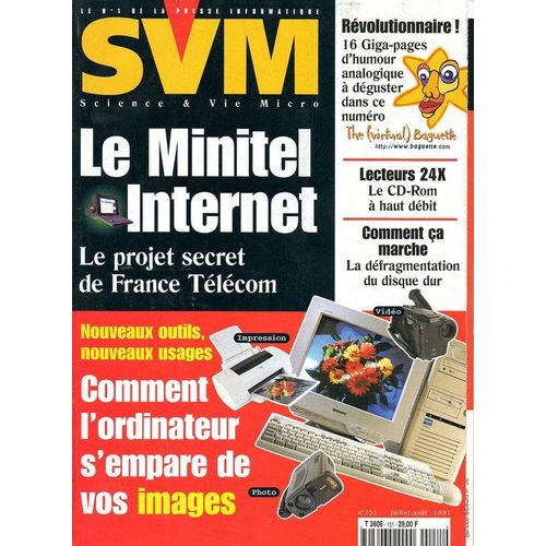 Svm  N 151 : Le Minitel Internet : Le Projet Secret De France Tlcom