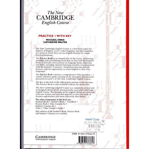 The New Cambridge English Course, Student Book 1 A   de michael swan 