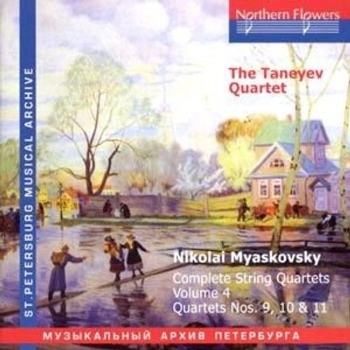Miaskovsky Quatuor Volume 4 - Taneyev String Quartett