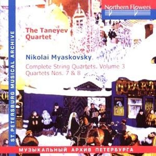 Miaskovsky Quatuor Volume 43 - Taneyev String Quartett