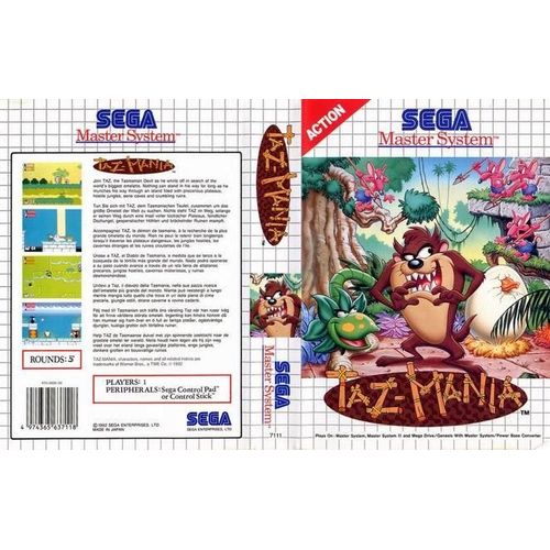 Taz-Mania Master System
