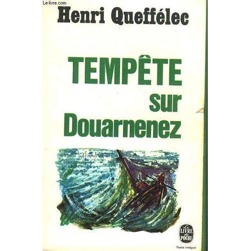 Tempete Sur Douarnenez   de Queffelec Henri  Format Poche 
