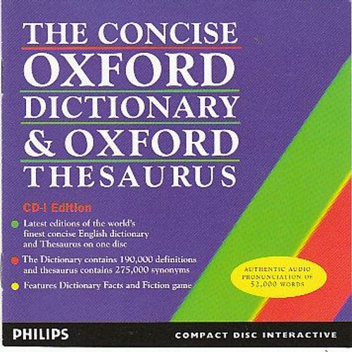 THE CONCISE OXFORD DICTIONARY & OXFORD THESAURUS Rakuten