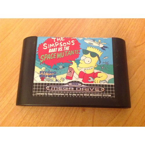 The Simpsons Bart Vs. The Space Mutants Megadrive