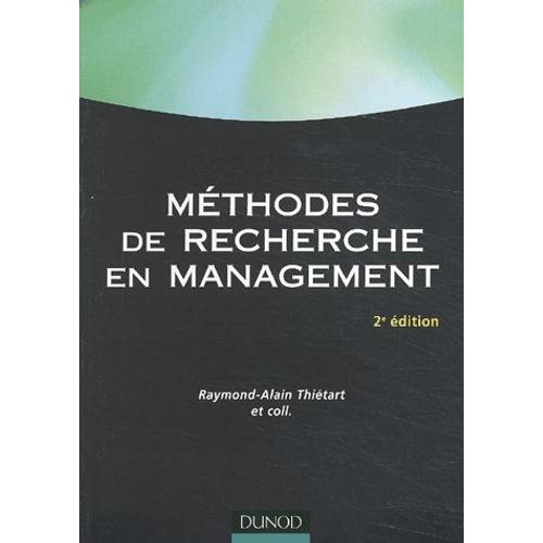 Méthodes De Recherche En Management  2ème Édition  Rakuten