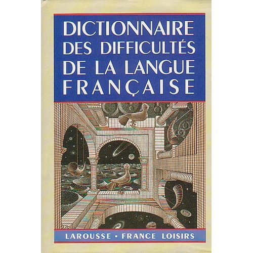 Dictionnaire Des Difficults De La Langue Franaise   de adolphe-v thomas 
