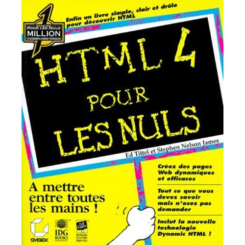 Html 4 Pour Les Nuls   de James Stephen-Nelson  Format Broch 