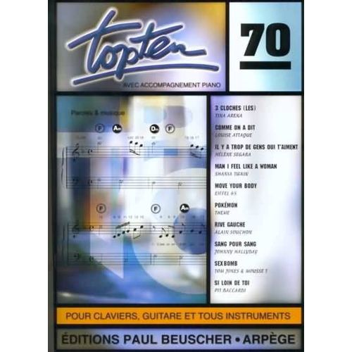 Top Ten N.70 Tous Instruments Avec Paroles