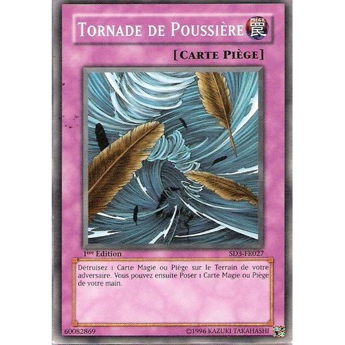 Tornade de Poussière Carte YuGiOh Carte Piège Rakuten