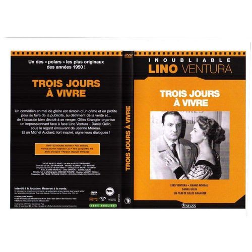 Trois jours à vivre DVD Zone 2 Rakuten